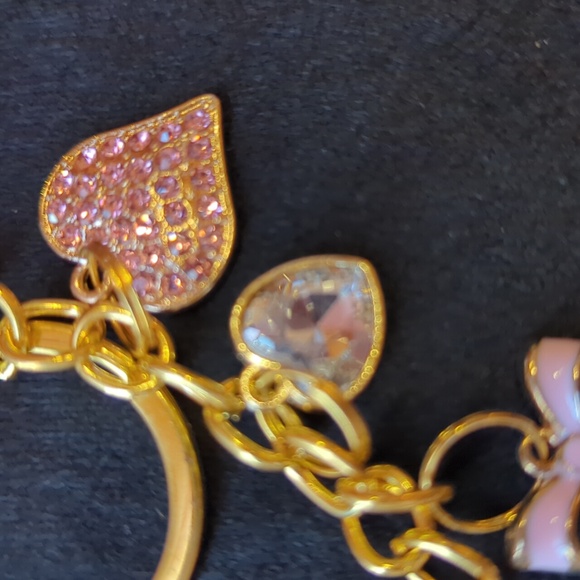 Bag Charm Keychain With Rhinestones - Picture 3 of 3